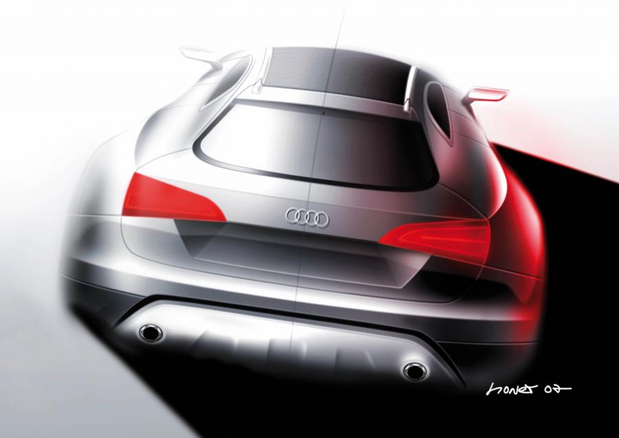 Эскиз Audi Cross Coupe Quattro Concept 2007 года  (фото 17 из 49)
